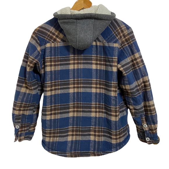 Alaska 1959 Wilderness Gear Plaid Sherpa Lined Zip Up‎ Hoodie VTG Jacket Medium - Picture 2 of 8